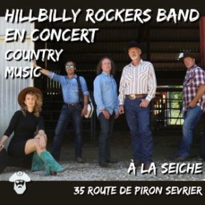 The Hillbilly Rockers Band en concert à La Seiche (Sevrier près d'Annecy, Haute-Savoie)