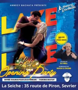 Pré-soirée Annecy Bachata Lake festival. 27 juin à La Seiche (sevrier, Annecy)