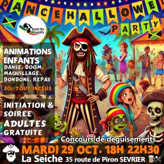 DANCEHALLOWEEN PARTY. Pirates des Caraïbes à La Seiche (Sevrier, Haute-Savoie)