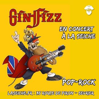 Gin Fizz (pop-rock), en concert à La Seiche (Sevrier, 74)