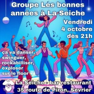 Les bonnes années en concert à La Seiche (Sevrier, Haute-Savoie)