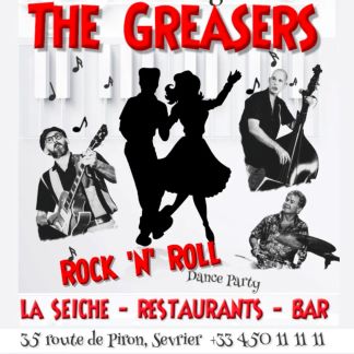 Soirée Rock n Roll avec The Greasers.à La Seiche, Sevrier (Haute-Savoie)