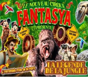 Le Cirque fantasya - famille et enfants - sur le parking de La Seiche (sevrier, Hute-Savoie)