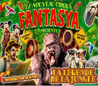 Le Cirque fantasya - famille et enfants - sur le parking de La Seiche (sevrier, Hute-Savoie)
