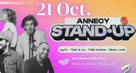 Stand-Up Annecy - Carton Comedy -  La Seiche, Sevrier