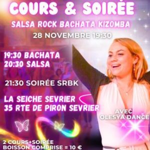 Soirée Salsa Rock Bachata Kizomba avec Olesya à La Seiche (Sevrier, 74)