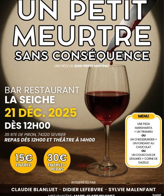 Un petit meurtre sans conséquence par le Théâtre Bonne Pioche