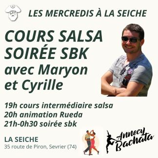 Salsa, Rueda et soirée SBK avec Maryon et Cyrille