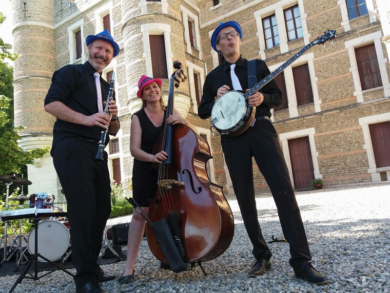 Jazz band Spring Trio à La seiche (Sevrier, haute Savoie)