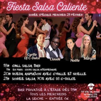 Fiesta Salsa Caliente à La Seiche Sevrier