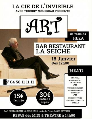 Art de Yasmina Reza par La Cie De L&rsquo;invisible avec Thierry Mousseau