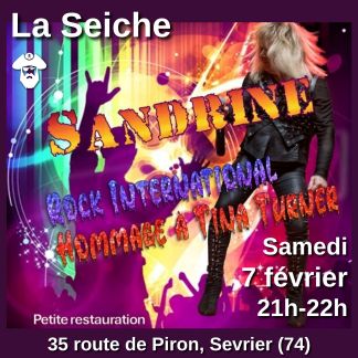 Hommage à Tina Turner avec Sandrine Stacchetti à La Seiche (Sevrier