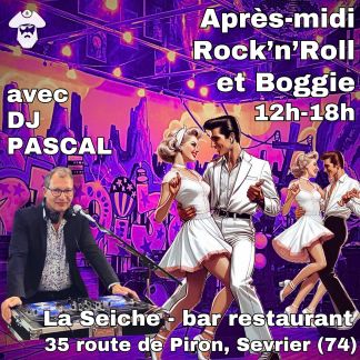 Après-midi dansant, Rock n roll et boogie à Seiche Sevrier avec DJ Pascal (Sevrer près d'Annecy)