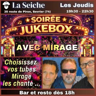Soirée JukeBox avec le groupe Mirage. La Seiche (Sevrier, Haute-Savoie)