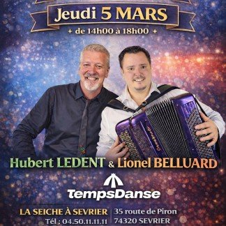 Bal avec TampsDanse jeudi 5 mars à La Seiche Sevrier (Annecy, Haute-Savoie)