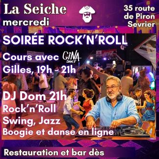 Rock'n'roll, swing, jazz, boogie-woogie pause danse en ligne avec DJ Dom et Gilles à La Seiche (Sevrier, près d'Annecy)