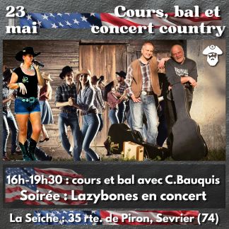 Country. Journée americaine de La Seiche (Sevrier, Haute-Savoie)