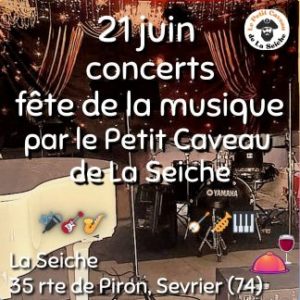 Fête de la musique , concerts à La Seiche (Sevrier, Haute-Savoie)