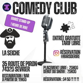 La Seiche Comedy Club avec Bars de rire - Annecy Stand-Up (Sevrier, Haute-Savoie)