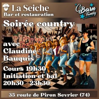 Été country, cours, initiation et bal avec Claudine Bauquis