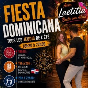 Fiesta dominicana, soirée Latino Caribéenne avec Laetitia à La Seiche Sevrier