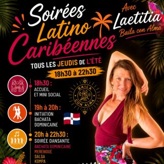 Soirées Latino Caribéennes avec Laetitia à La Seiche Sevrier