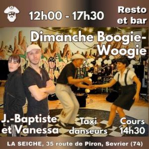 Après-midi dansant. Boogie Jean-Baptiste et vanessa à La Seiche Sevrier (Haute-Savoie)