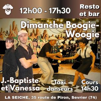 Après-midi dansant. Boogie Jean-Baptiste et vanessa à La Seiche Sevrier (Haute-Savoie)