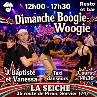 Dimanche Boogie Jean-Baptiste et vanessa à La Seiche Sevrier (Haute-Savoie)
