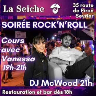 Rock'n'roll à La Seiche, cours avec Vanessa et soirée avec McWood (Sevrier, 74)