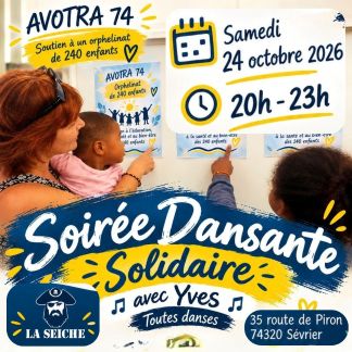Avotra Antenne 74, Soirée solidaire à La Seiche (Sevrier, 74)