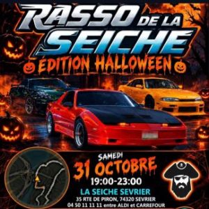 Rasso auto spécial Halloween à La Seiche à Sevrier (Annecy, Haute-Savoie)