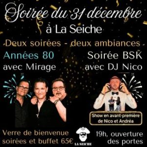 Soirée du réveillon 2026, nouvel an à La Seiche (Sevrier, 74)
