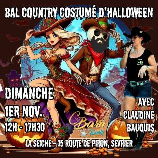 bal Country vs halloween à La Seiche Sevrier