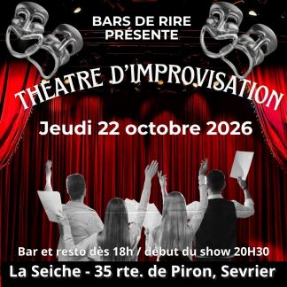 Impro théatre avec Bars de Rire à La Seiche (Sevrier, 74)