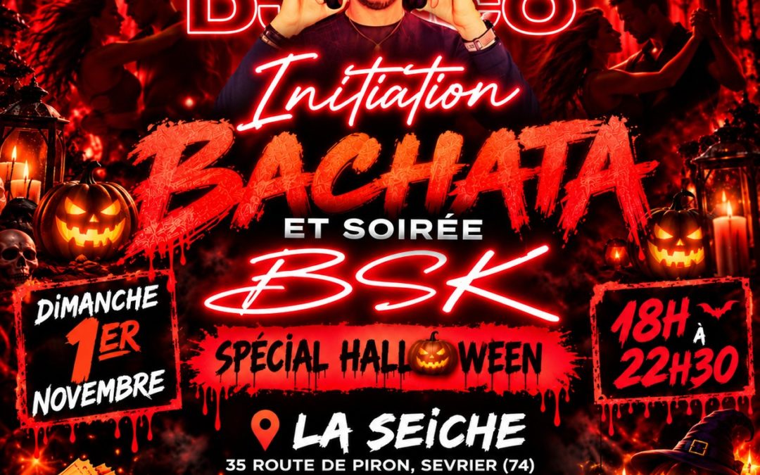 Initiation Bachata et soirée BSK spécial Halloween avec DJ Nico
