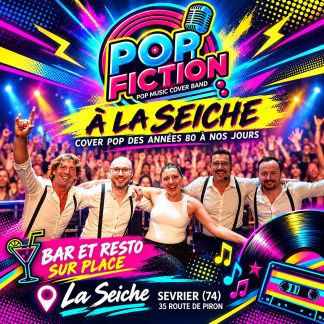 Pop Fiction, covers pop années 80, La Seiche (Sevrier, 74)