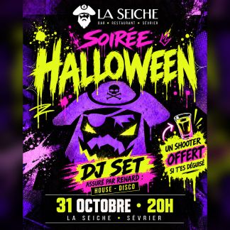 Soirée Halloween à La Seiche, DJ Set House-Disco. Secrier, Annecy